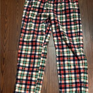 Plaid Men's fleece pajama Pants - Multicolor